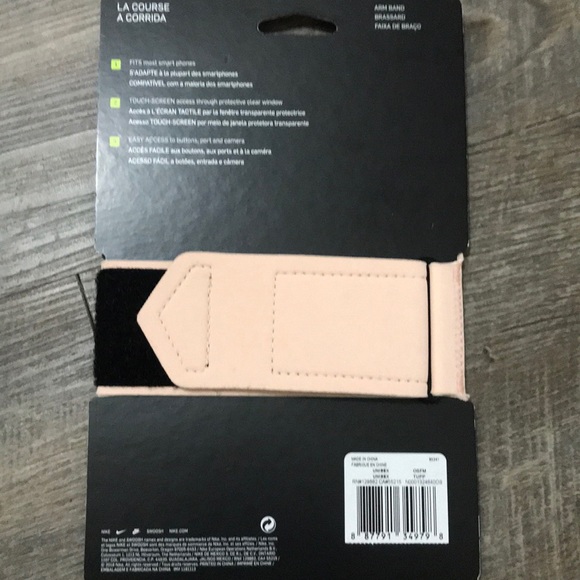 Nike Arm Band Armband Smartphone Case Running Pink - Picture 2 of 2